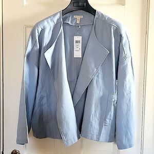 NWT EILEEN FISHER LINEN JACKET